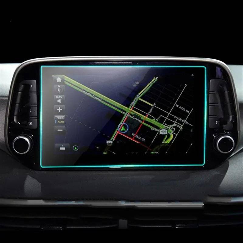 TGFQOLB Auto Navigation Protector Kompatibel Mit Hyundai Für Tucson 2019 Autonavigation Schutzfolie Panzerglas Displayschutzfolie Armaturenbrett Schutzfolie(207X126mm 1PCS) von TGFQOLB