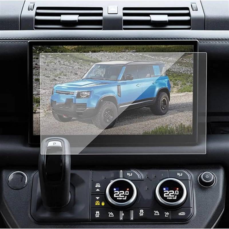 TGFQOLB Auto Navigation Protector Kompatibel Mit Land Für Rover Für Defender 2023 2024 11,4 Zoll Autoinnenraum Mittelkonsole Transparente Displayschutzfolie Autozubehör von TGFQOLB