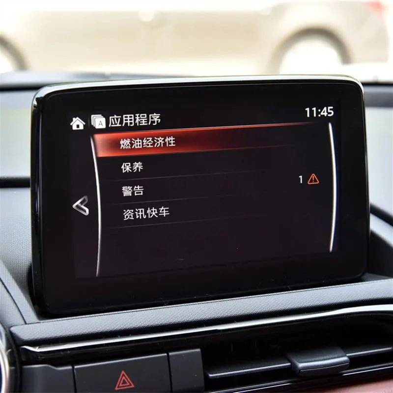 TGFQOLB Auto Navigation Protector Kompatibel Mit Mazda Für Cx 4 Für Mx 5 2016 2017 2018 2019 Center Control Displayschutzfolie Auto-Innenraum-Armaturenbrett-Schutzfolie von TGFQOLB