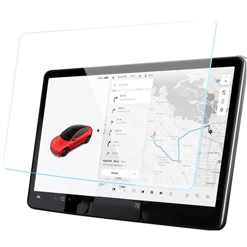 TGFQOLB Auto Navigation Protector Kompatibel Mit Tesla Für Model 3 Für Model Y 15 Zoll Autonavigationsbildschirm Schutzfolienaufkleber Autoinnenraum Armaturenbrett Schutzfolie von TGFQOLB