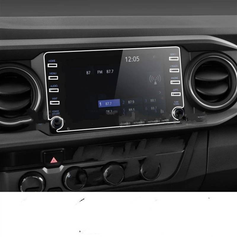 TGFQOLB Auto Navigation Protector Kompatibel Mit Toyota Für Tacoma 2019 2020 2021 8 Zoll Autonavigation Schutzfolie Displayschutzfolie Aus Gehärtetem Glas Autozubehör von TGFQOLB