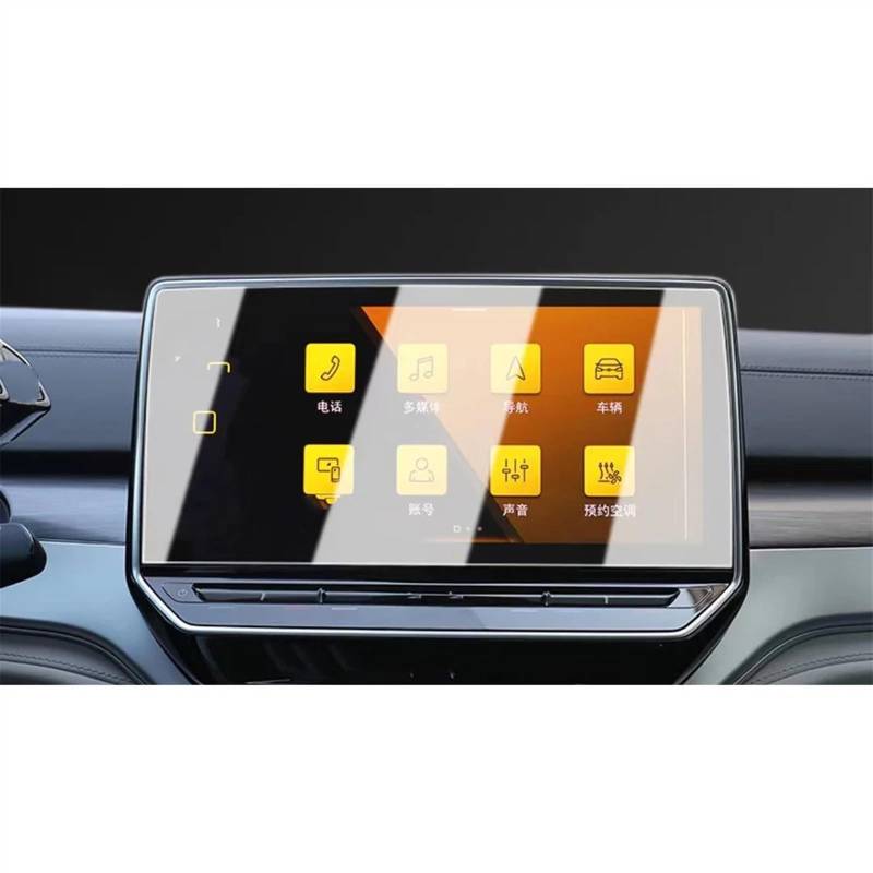 TGFQOLB Auto Navigation Protector Kompatibel Mit VW Für Id6x Für Crozz 2021 2022 2023 Auto Instrument Schutz Film Center Control Screen Schutz Film Auto Zubehör(GPS) von TGFQOLB