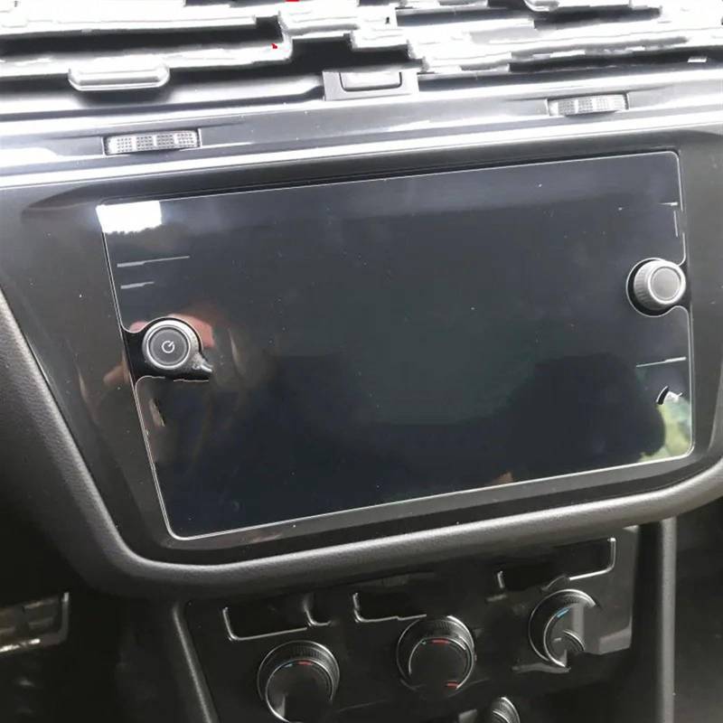 TGFQOLB Auto Navigation Protector Kompatibel Mit VW Für Tiguan 2018 2019 2020 2021 8 Zoll Autonavigation Schutzfolie Hartglas Schutzfolie Autozubehör von TGFQOLB