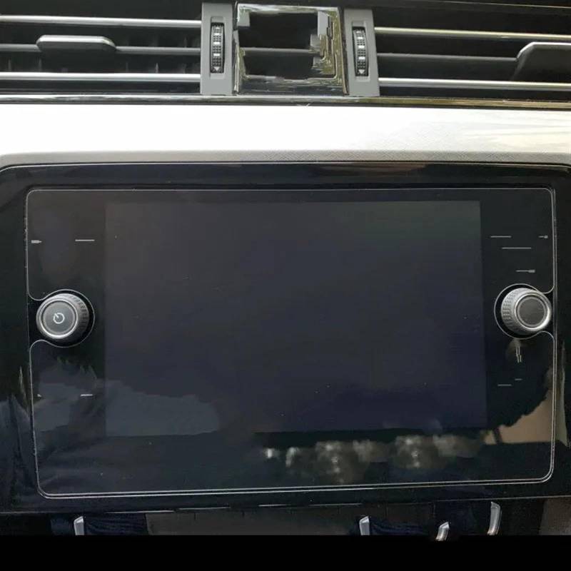 TGFQOLB Auto Navigation Protector Kompatibel Mit VW Für Tiguan Für Atlas 2018 2019 8 Zoll Autonavigations-Bildschirmschutzfolienaufkleber Bildschirmschutzfolie Aus Gehärtetem Glas von TGFQOLB