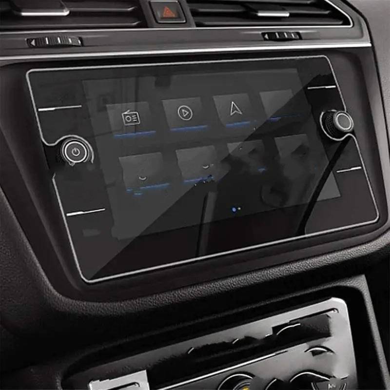 TGFQOLB Auto Navigation Protector Kompatibel Mit VW Für Tiguan Für Atlas Se 2018 2019 2020 2021 2022 2023 Navigationsdisplay Schutzfolie Armaturenbrett Schutzfolie von TGFQOLB