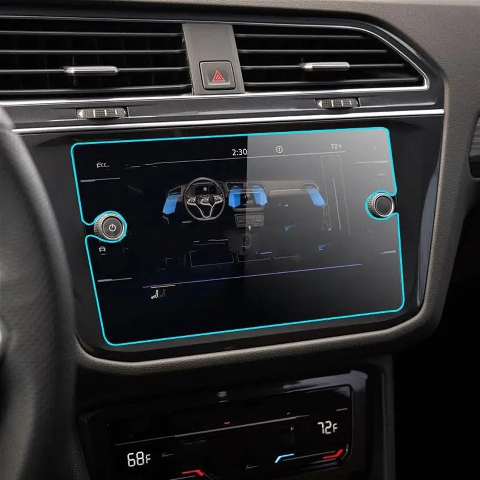 TGFQOLB Auto Navigation Protector Kompatibel Mit VW Für Tiguan Sel 2021 2022 8 Zoll Auto-Innenraum-Armaturenbrett-Schutzfolie Schutzfolie Aus Gehärtetem Glas Autozubehör TGFQOLB Auto Navigation Protector Kompatibel Mit VW Für Tiguan Sel 2021 2022 8 Zoll Auto-Innenraum-Armaturenbrett-Schutzfolie Schutzfolie Aus Gehärtetem Glas Autozubehör von TGFQOLB