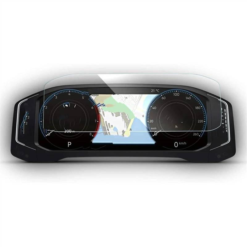 TGFQOLB Auto Navigation Protector Kompatibel Mit VW Für Virtus 2020 2021 10,2 Zoll Navigation Display Schutzfolie Auto Instrument Transparente Schutzfolie von TGFQOLB
