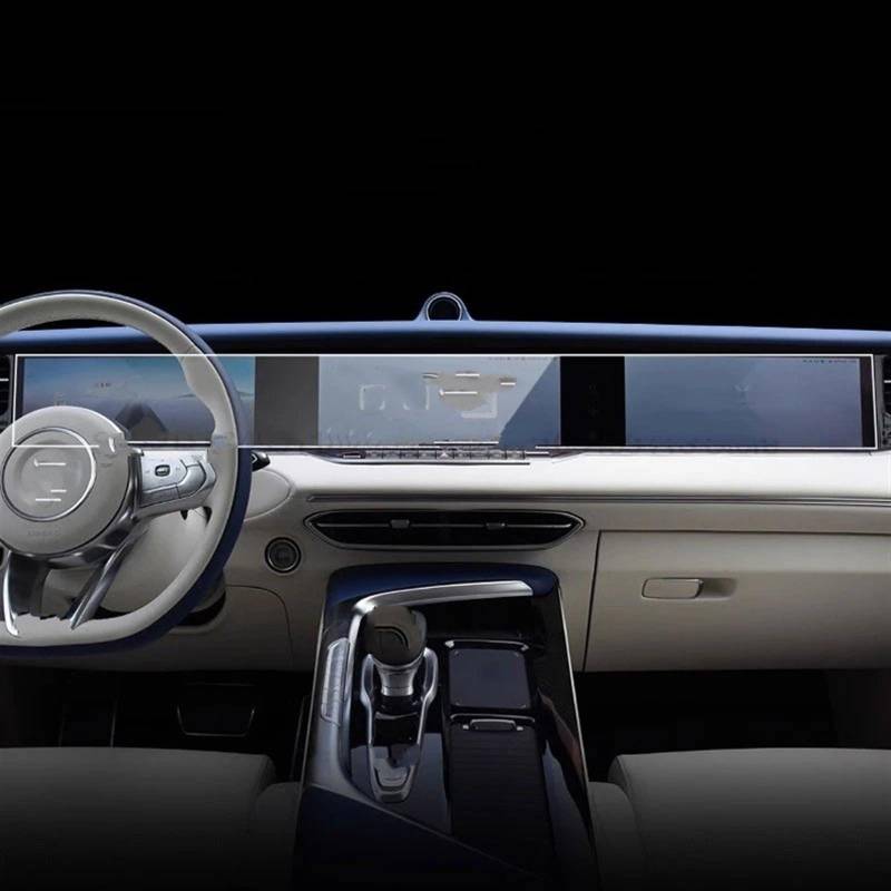 TGFQOLB Auto Navigation Protector Kompatibel Mit Voyah Für Free 2021 2022 2023 Autoinnenraum Mittelkonsole Transparente Displayschutzfolie Armaturenbrett-Schutzfolie von TGFQOLB