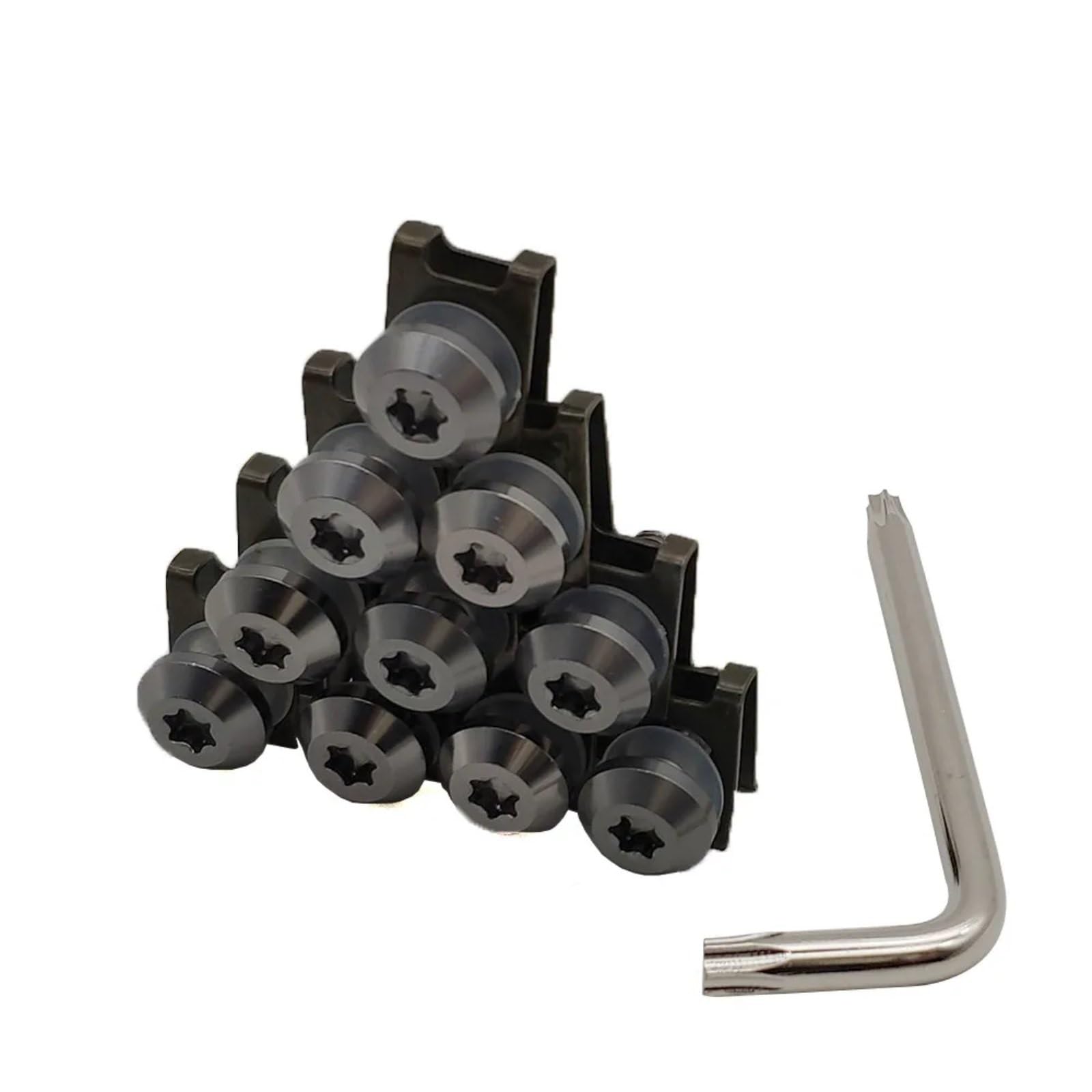 TGFQOLB Gewindeschrauben Set Für NC750S Für NC750X Motorrad Verkleidung Schrauben Für Custom Moto Körper Für Frühling Schrauben Zubehör Motorrad Batterie Terminal Schrauben(Gray) von TGFQOLB