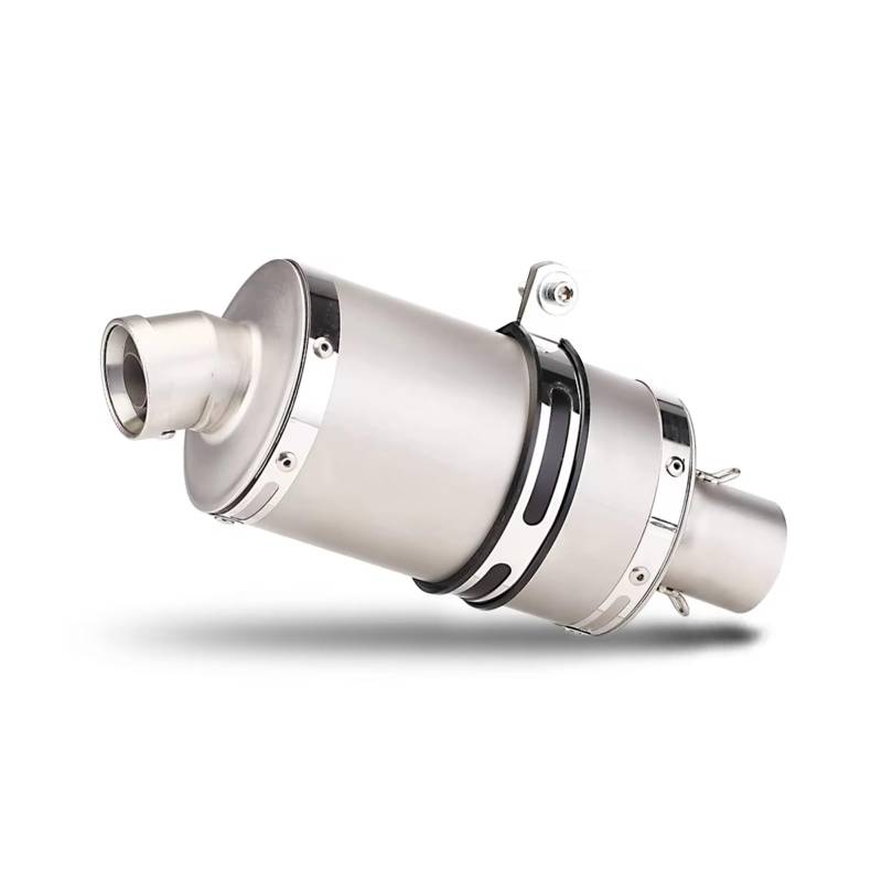 TGFQOLB Motorrad Auspuff Für CB650R 340mm 440mm 540mm Universal Motorrad Zubehör Motorrad Auspuff Edelstahl Ändern Schalldämpfer Rohr(A 340) von TGFQOLB