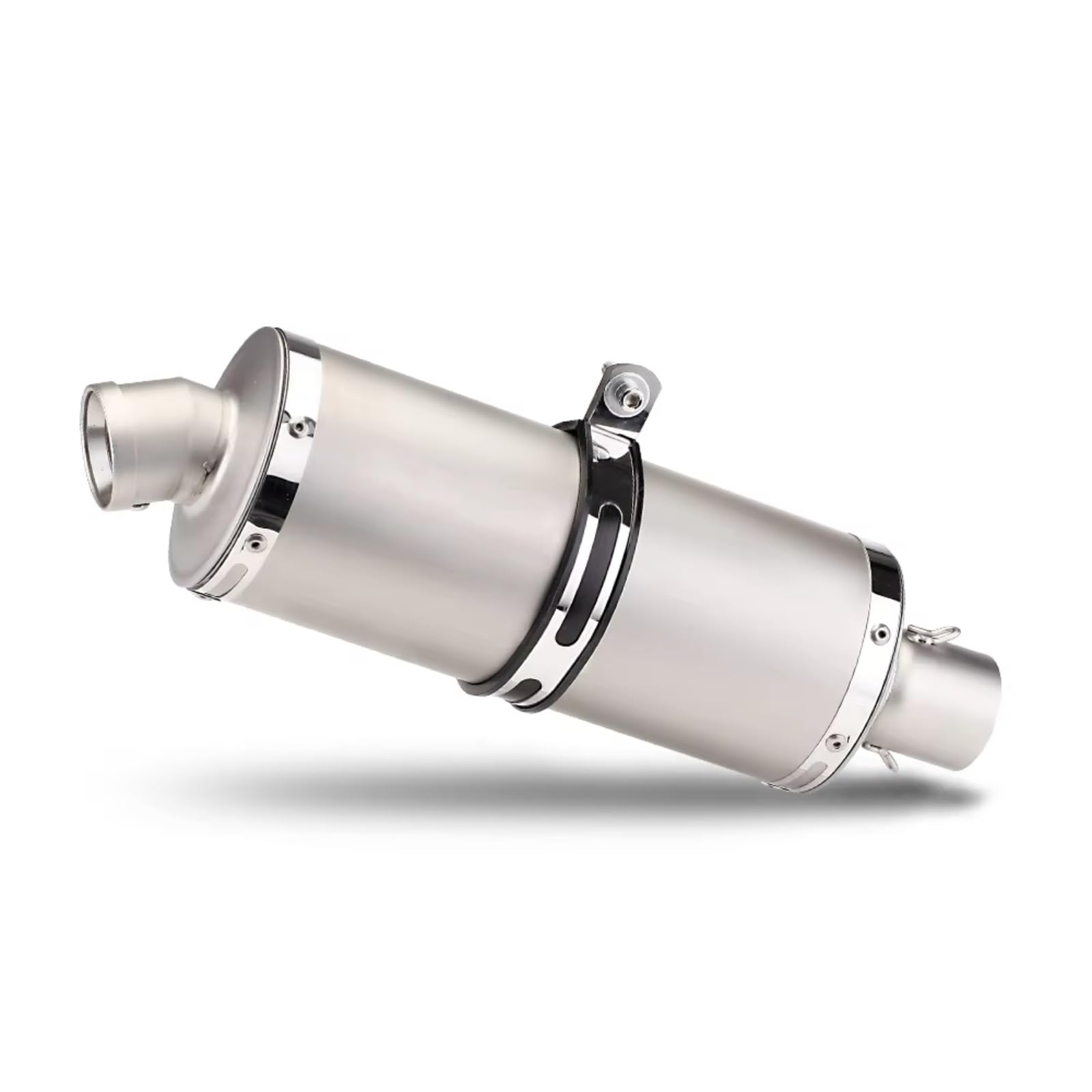 TGFQOLB Motorrad Auspuff Für CB650R 340mm 440mm 540mm Universal Motorrad Zubehör Motorrad Auspuff Edelstahl Ändern Schalldämpfer Rohr(B 440) von TGFQOLB