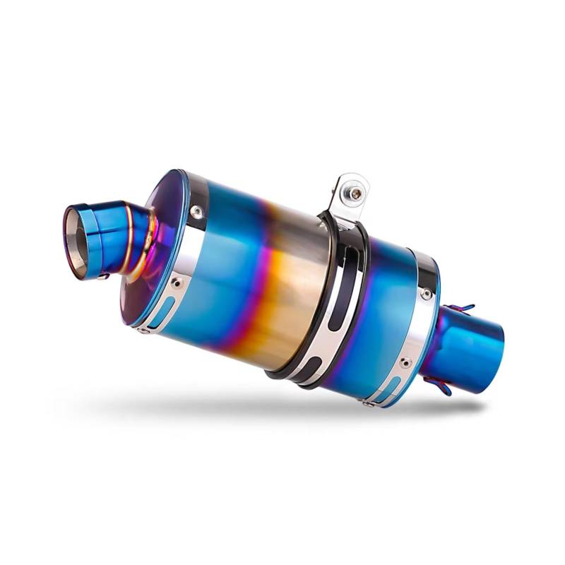 TGFQOLB Motorrad Auspuff Für CB650R 340mm 440mm 540mm Universal Motorrad Zubehör Motorrad Auspuff Edelstahl Ändern Schalldämpfer Rohr(D 340) von TGFQOLB