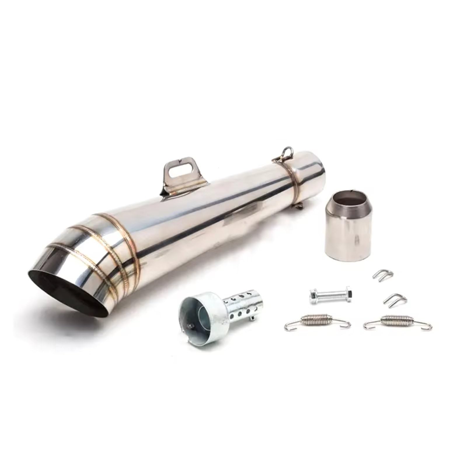 TGFQOLB Motorrad Auspuff Kompatibel Mit CBR1000 Motorradauspuffrohr Universal-Motorradzubehör 51mm Motorradauspuff Motorrad Schalldämpfer Auspuffrohr(Type B) von TGFQOLB