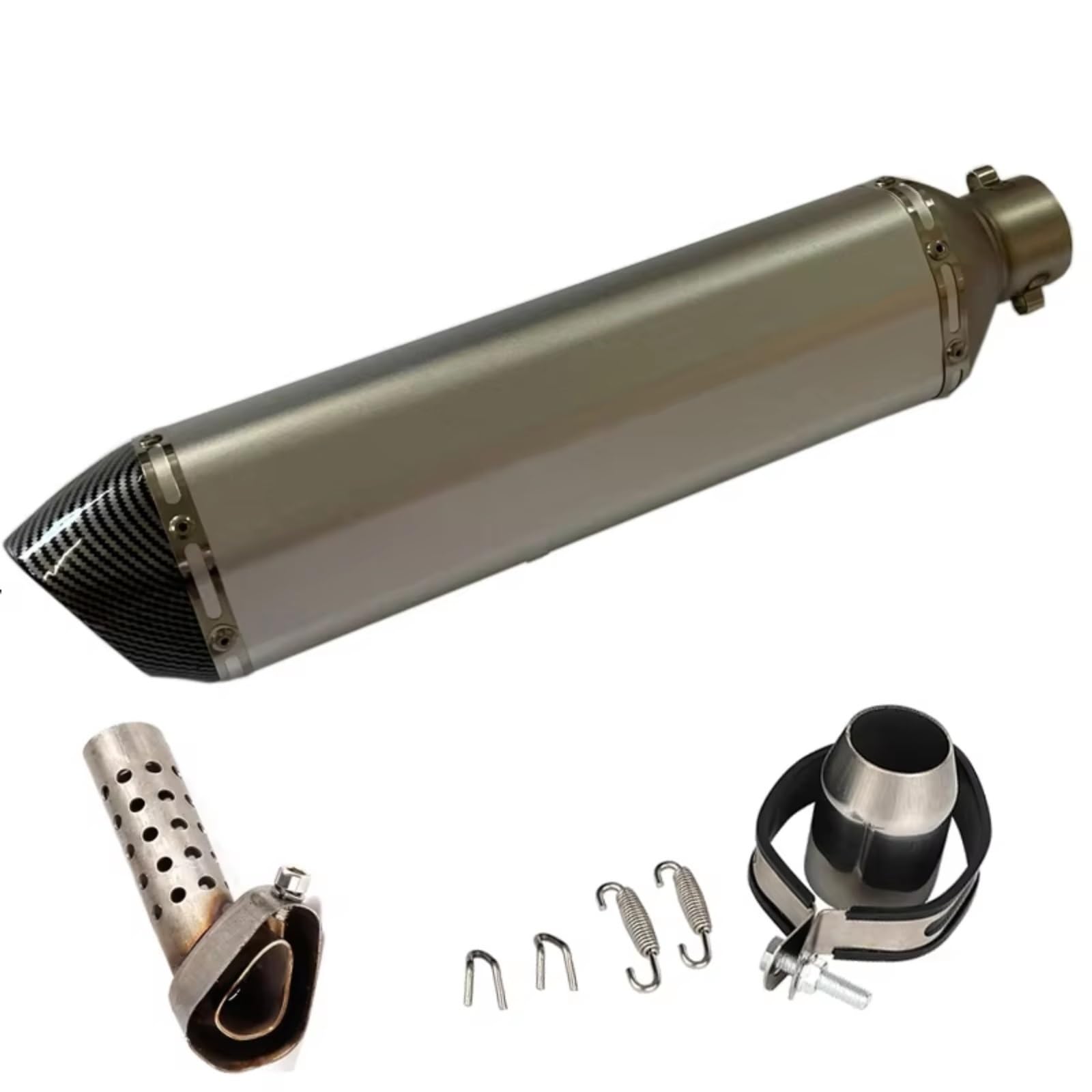 TGFQOLB Motorrad Auspuff Kompatibel Mit CBR400 Motorradzubehör 51mm Motorradauspuffrohr Roller Motocross Schalldämpfer Auspuffrohr Modifizieren TGFQOLB Motorrad Auspuff Kompatibel Mit CBR400 Motorradzubehör 51mm Motorradauspuffrohr Roller Motocross Schalldämpfer Auspuffrohr Modifizieren von TGFQOLB