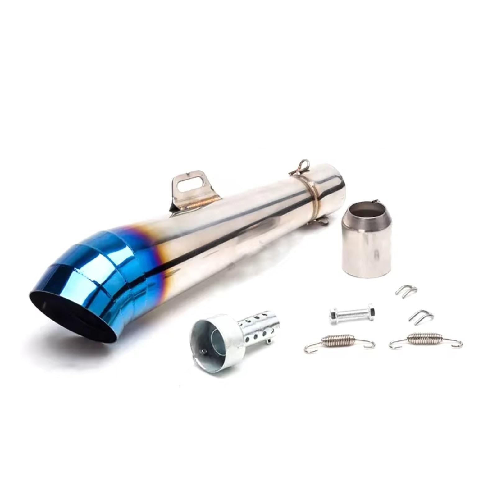 TGFQOLB Motorrad Auspuff Kompatibel Mit FZ1 Für R6 Für R15 Universal-Motorrad-Schalldämpfer-Auspuffrohr 51 Mm Motorradzubehör Motorrad-Auspuff(Type A) von TGFQOLB