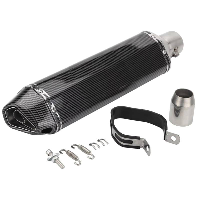 TGFQOLB Motorrad Auspuff Kompatibel Mit Für Ninja 650 Motorrad-Auspuffrohr, 470 Mm, Motorrad-Schalldämpfer, Auspuffrohr von TGFQOLB