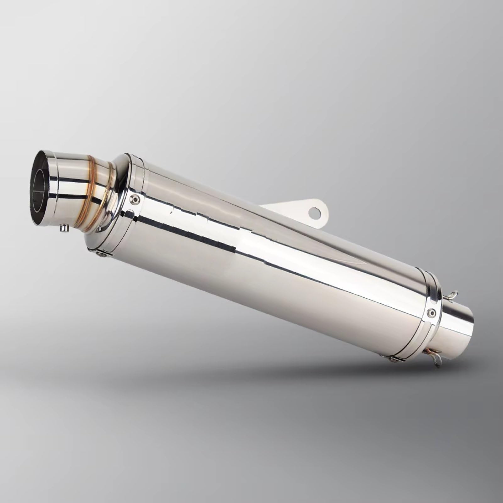 TGFQOLB Motorrad Auspuff Kompatibel Mit Für Z750, Universelles 51-mm-Motorrad-modifiziertes Auspuffendrohr, Motorrad-Schalldämpfer, Auspuffrohr-Schalldämpfer(Type B) von TGFQOLB