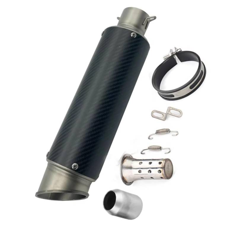 TGFQOLB Motorrad Auspuff Kompatibel Mit Für Z750 Für Z900 Für Z1000 Motorrad Modifizierter Auspuffschalldämpfer Motorrad-Schalldämpfer Auspuffrohr(Type A) von TGFQOLB
