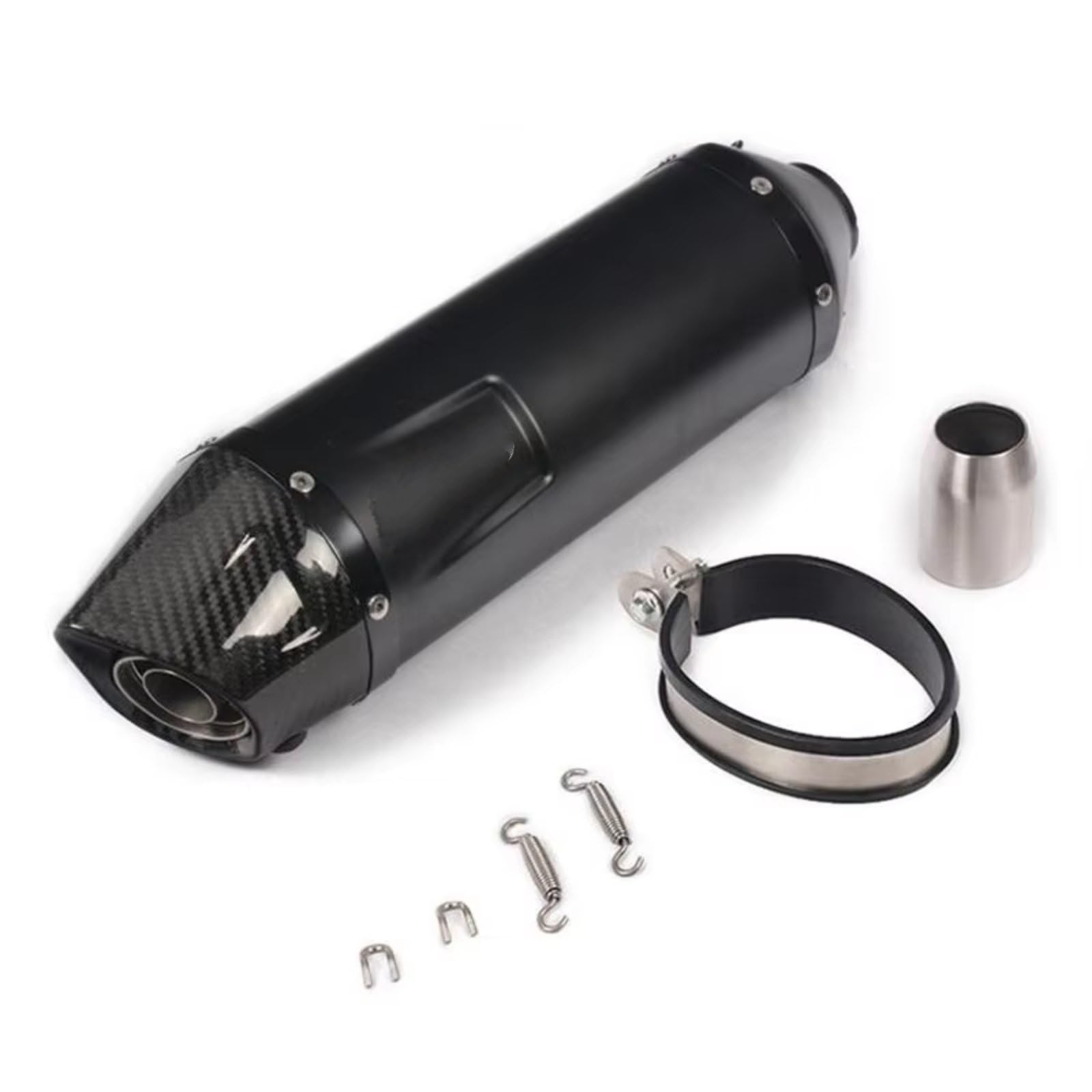 TGFQOLB Motorrad Auspuff Kompatibel Mit Für Z900 Motorradzubehör Universal-Motorradauspuff Modify Schalldämpfer Motorradauspuffrohr(Type A) von TGFQOLB