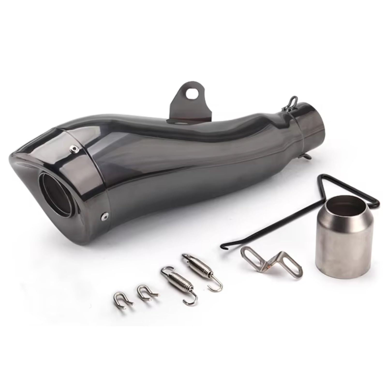 TGFQOLB Motorrad Auspuff Kompatibel Mit Für ZZR1400 Motorrad-Schalldämpfer-Auspuffrohr Universal-Motorrad-modifizierter Auspuffrohr-Schalldämpfer(Type C) von TGFQOLB