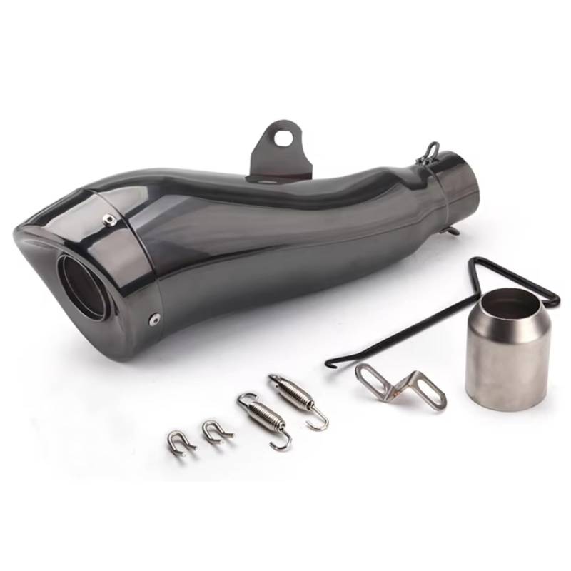 TGFQOLB Motorrad Auspuff Kompatibel Mit Für ZZR1400 Motorrad-Schalldämpfer-Auspuffrohr Universal-Motorrad-modifizierter Auspuffrohr-Schalldämpfer(Type C) von TGFQOLB
