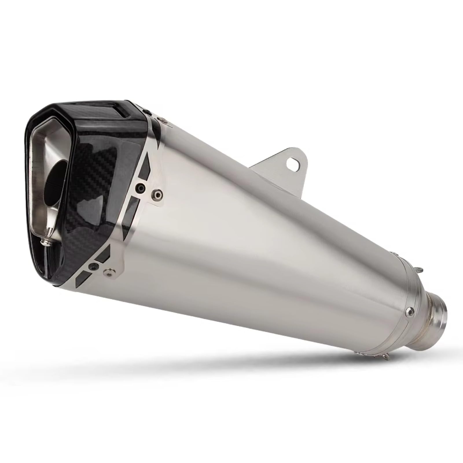 TGFQOLB Motorrad Auspuff Kompatibel Mit MT07 Für MT09 Motorradzubehör Universal 51MM Motorrad-Auspuffschalldämpfer Motorrad-Schalldämpfer Auspuffrohr(Type B) von TGFQOLB