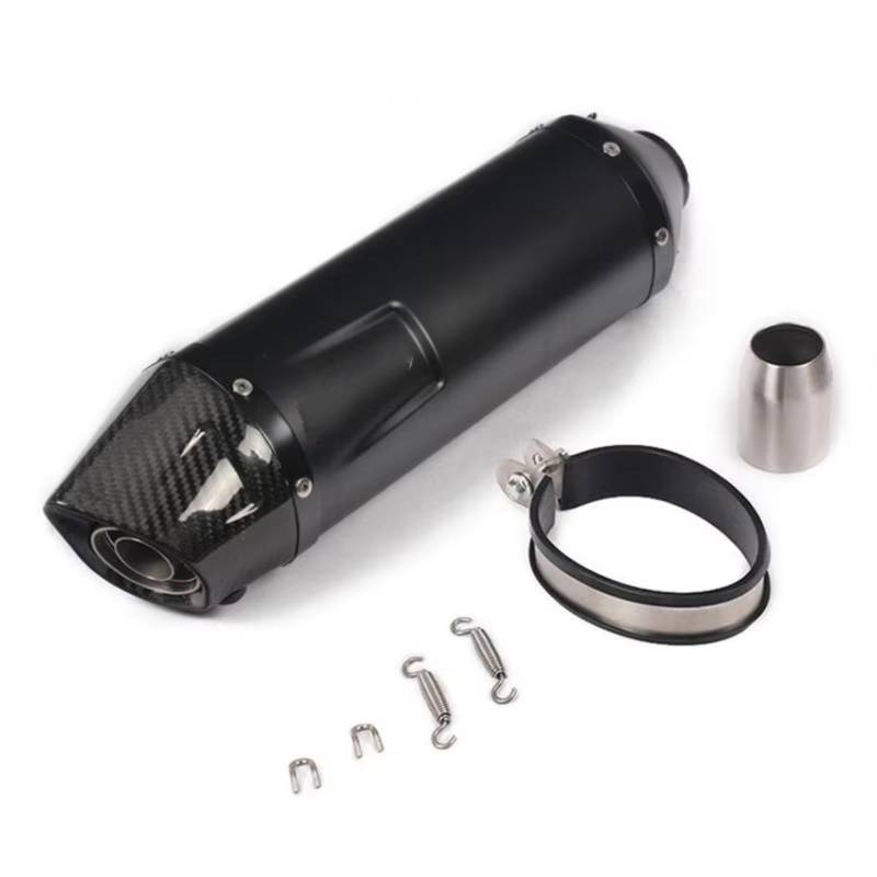 TGFQOLB Motorrad Auspuff Kompatibel Mit R6 Für R1 Motorrad Modifiziertes Rohr Auspuffrohr Universalzubehör Motorradauspuff Modifizierter Schalldämpfer(Type A) von TGFQOLB