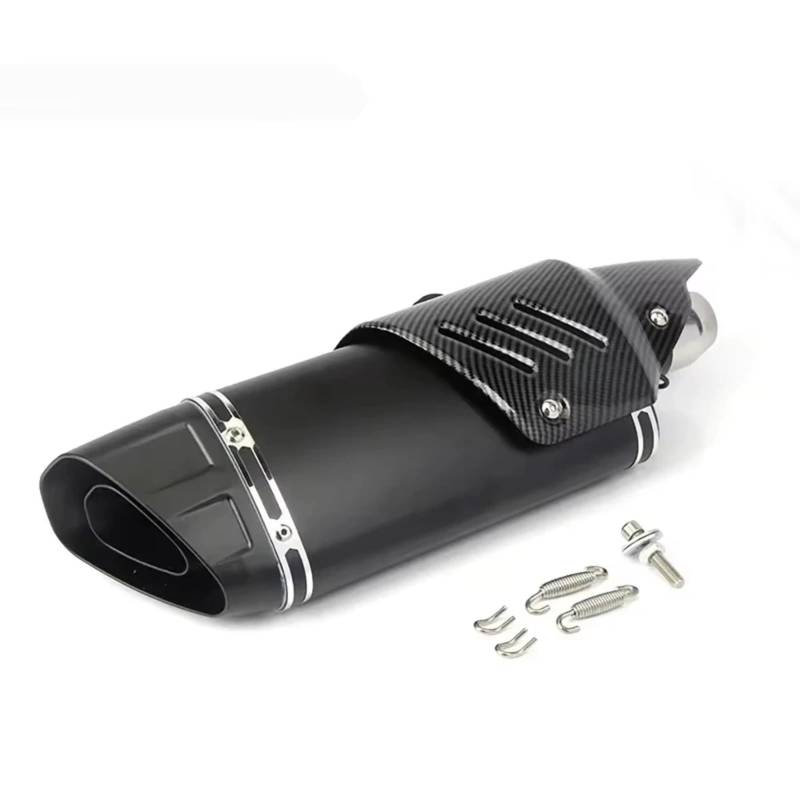 TGFQOLB Motorrad Auspuff Kompatibel Mit R6 Für R3 Motorrad-Auspuffschalldämpfer Universal 51mm Motorrad-Schalldämpfer-Auspuffrohr(Type C) von TGFQOLB