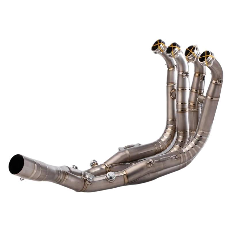 TGFQOLB Motorrad Auspuff Kompatibel Mit S1000R 2021 2022 2023 2024 Motorradauspuffrohr Motorradauspuff Modifizieren 51-mm-Schnittstelle Mittleres Verbindungsrohr(Type A) von TGFQOLB