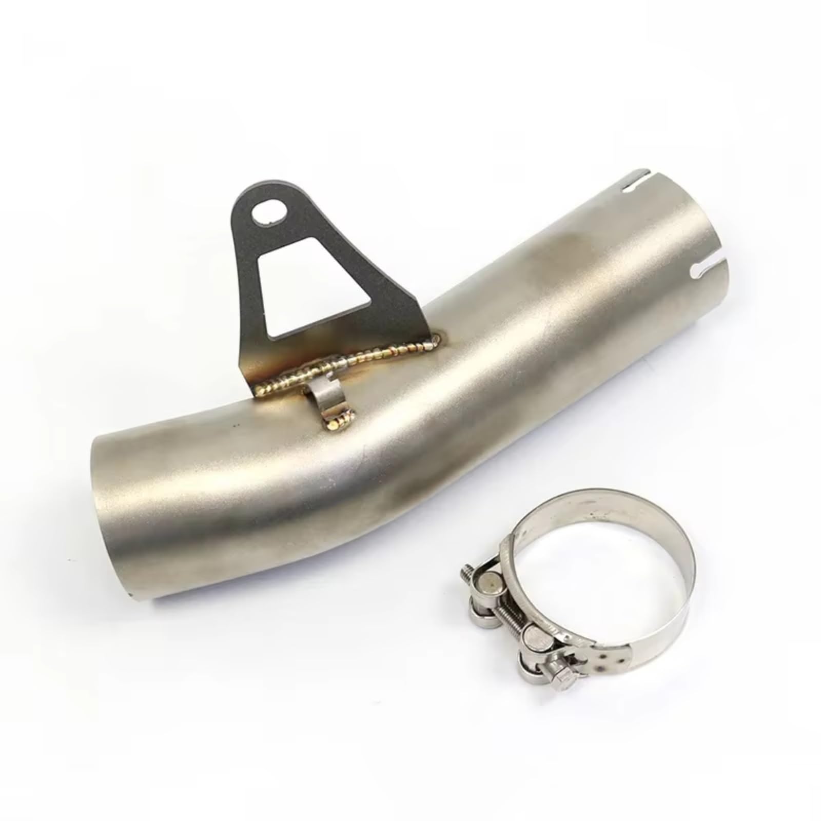 TGFQOLB Motorrad Auspuff Kompatibel Mit S1000RR 2009 2010 2011 2012 2013 2014 2015 2016, Modifiziertes 60-mm-Schalldämpfer-Auspuff-Mittelverbindungsrohr Für Motorräder(Type A) von TGFQOLB