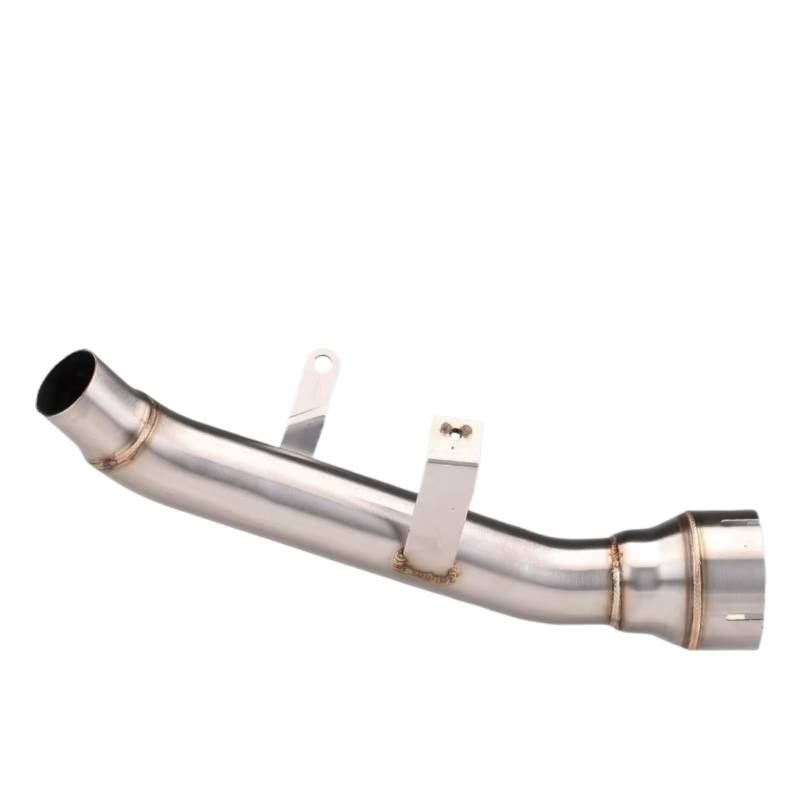 TGFQOLB Motorrad Auspuff Kompatibel Mit Suzuki Für GSXS1000 2015 2016 2017 2018 2019 2020 2021 Motorradauspuff Modifizieren Mittelverbindungsrohr Edelstahl Slip-On-Schalldämpfer von TGFQOLB
