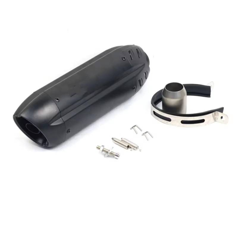 TGFQOLB Motorrad Auspuff Kompatibel Mit Suzuki Für Sv650 Universal 51MM Motorrad Auspuffrohr Motorrad Auspuff Schalldämpfer Rohr(Type C) von TGFQOLB
