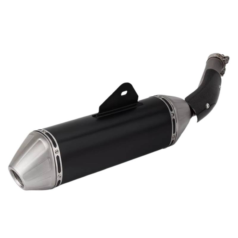 TGFQOLB Motorrad Auspuff Kompatibel Mit Tenere700 Für T700 Motorrad-Auspuffrohr, Slip-On-modifiziertes Motorrad-Schalldämpfer-Auspuff-Carbon-Abdeckung, Endrohr von TGFQOLB