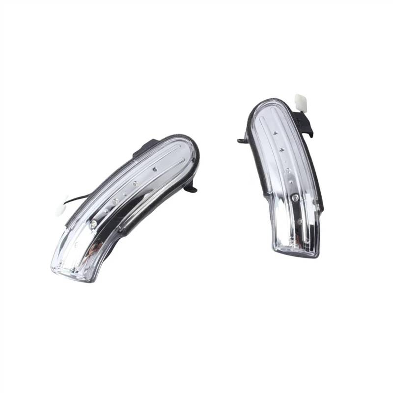 TGFQOLB Spiegelblink Blinkerlampe Kompatibel Mit Mercedes Für Benz Für SLK-Klasse R171 W171 2003-2008 Rückspiegel Dynamische Sequentielle Blinker-Signalleuchte A1718200321(Crystal) von TGFQOLB