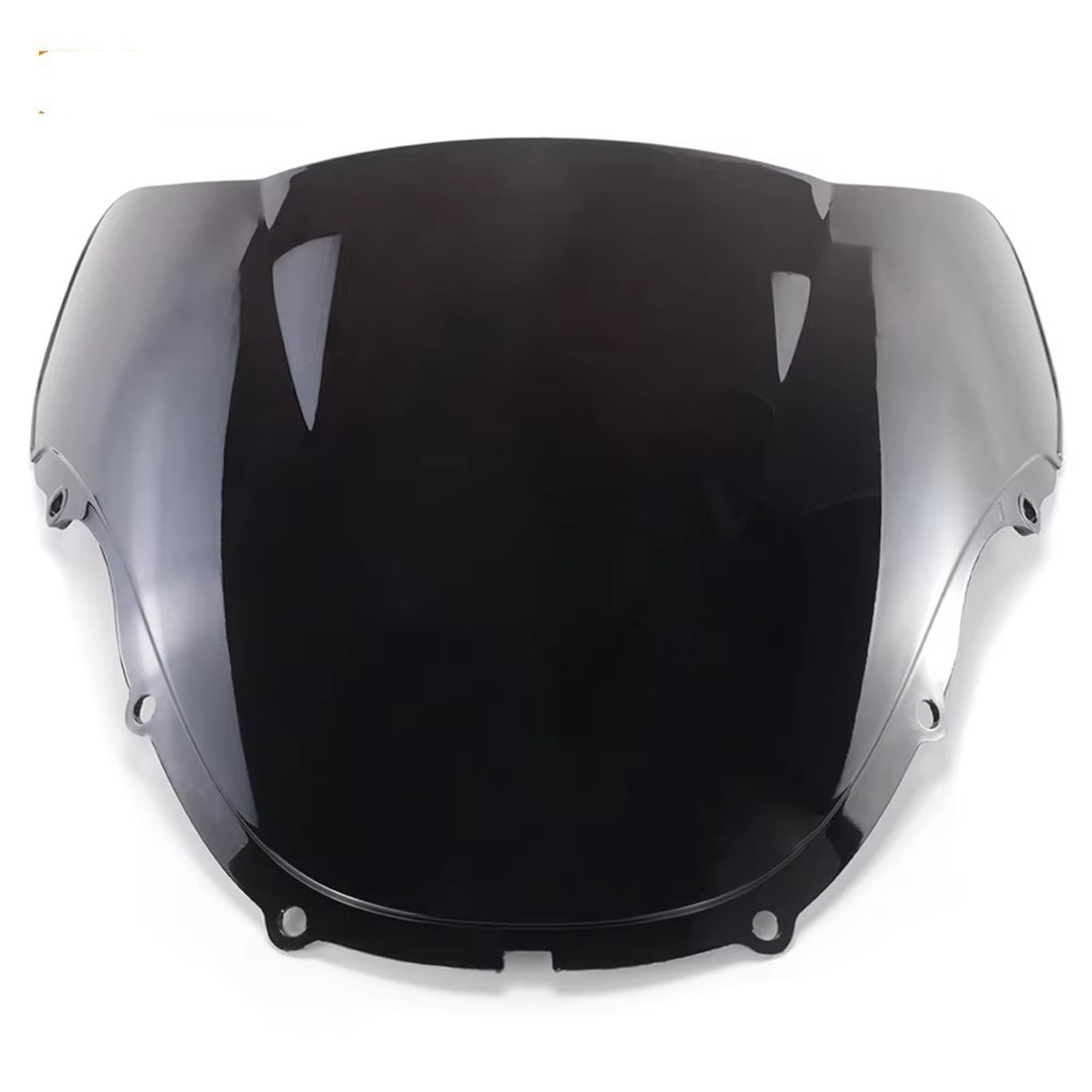TGFQOLB Windschutzscheibe Für CBR600 Für F4i 1999 2000 Windschutzscheibe Windschutz Double Bubble Motorrad Deflektor Spoiler Front Verkleidung Zubehör Schallwand(Black) von TGFQOLB