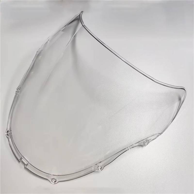TGFQOLB Windschutzscheibe Für CBR600 Für F4i 1999 2000 Windschutzscheibe Windschutz Double Bubble Motorrad Deflektor Spoiler Front Verkleidung Zubehör Schallwand(Clear) von TGFQOLB