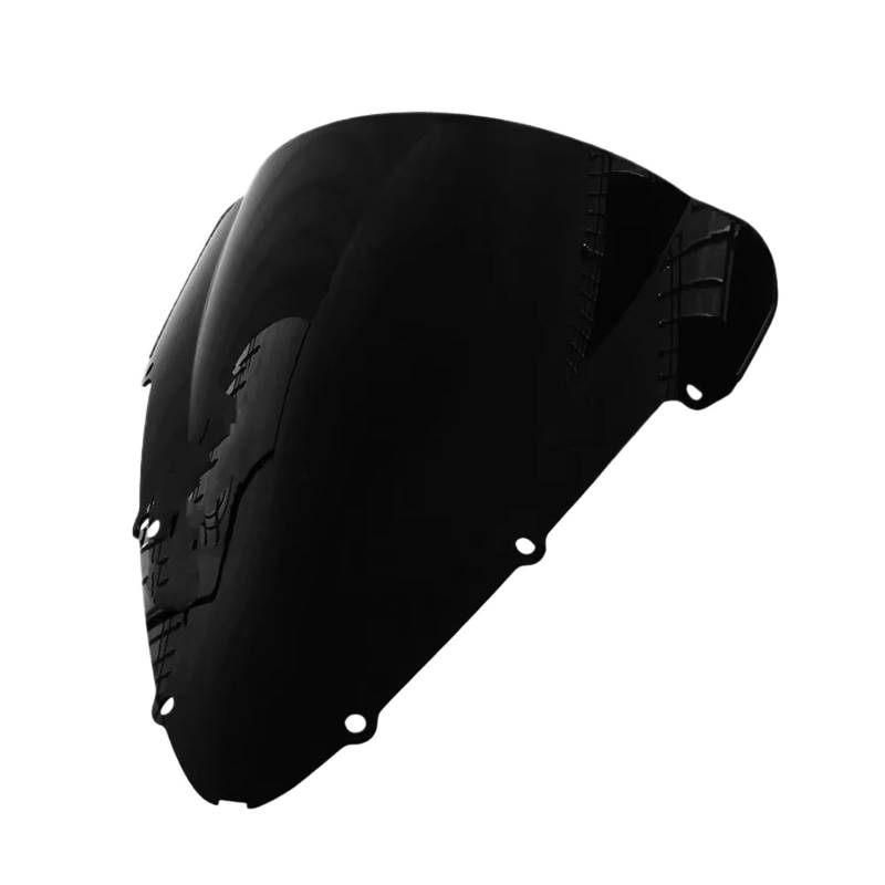 TGFQOLB Windschutzscheibe Für CBR600F 2001 2002 2003 2004 2005 2006 2007 Otorcycle Windschutzscheibe Spoiler Windschutz Air Windabweiser Bildschirm Gugel Zubehör(Black) von TGFQOLB