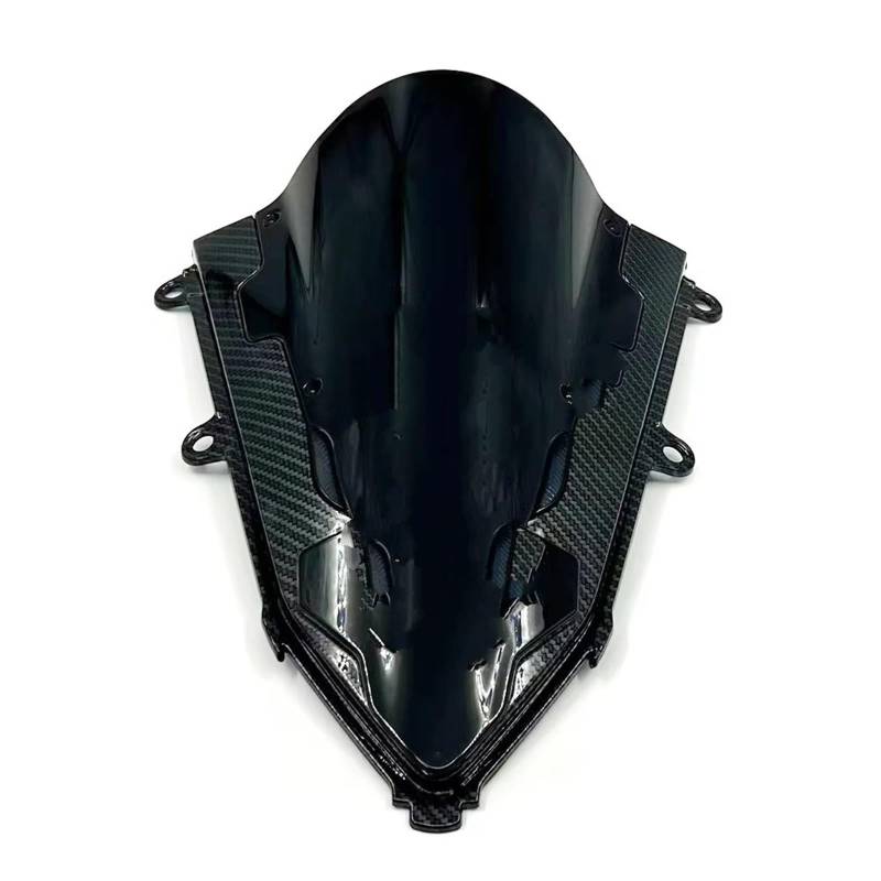TGFQOLB Windschutzscheibe Für CBR650R 2019 2020 2021 2022 2023 2024 Motorrad Windschutzscheibenverkleidung Windschutzscheiben -Deflektor -Windschutzscheibe -Scheibenschutzschutz(Carbon Black) von TGFQOLB