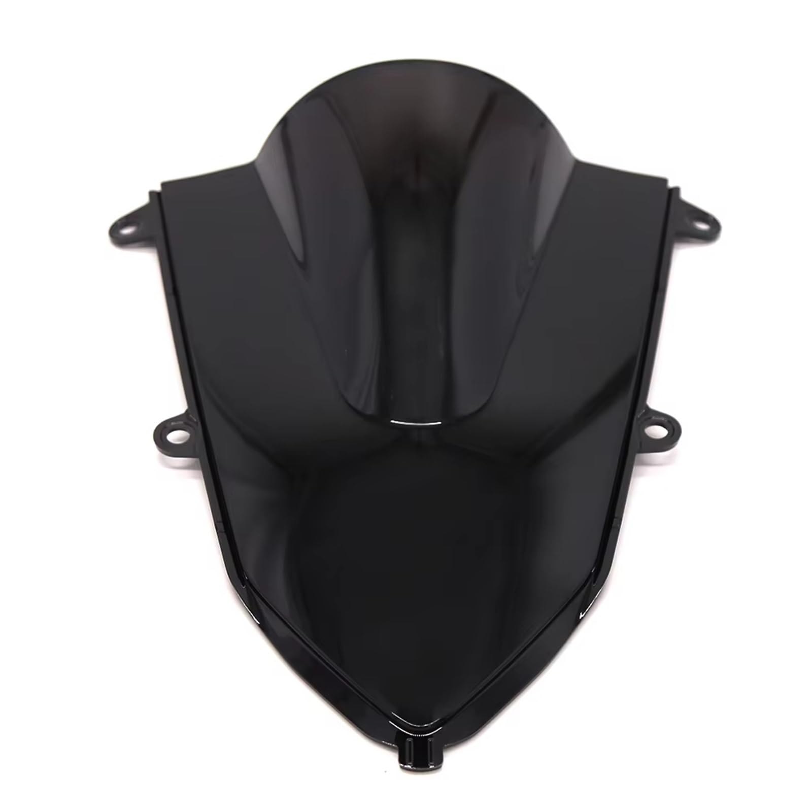 TGFQOLB Windschutzscheibe Für CBR650R 2019 2020 2021 2022 2023 2024 Windschutz Windschutz Windabweiser Windschutzscheibe Motorrad Double Bubble(Black) von TGFQOLB
