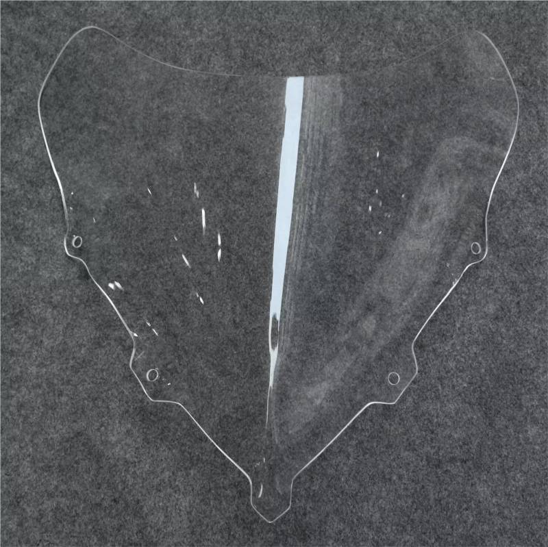 TGFQOLB Windschutzscheibe Für K1200S 2003-2009 Für K1300S 2008-2017 Motorrad Zubehör Windschutzscheibe Windschutz Motorrad Windschutzscheibe Spoiler Bildschirm Gugel(Clear) von TGFQOLB
