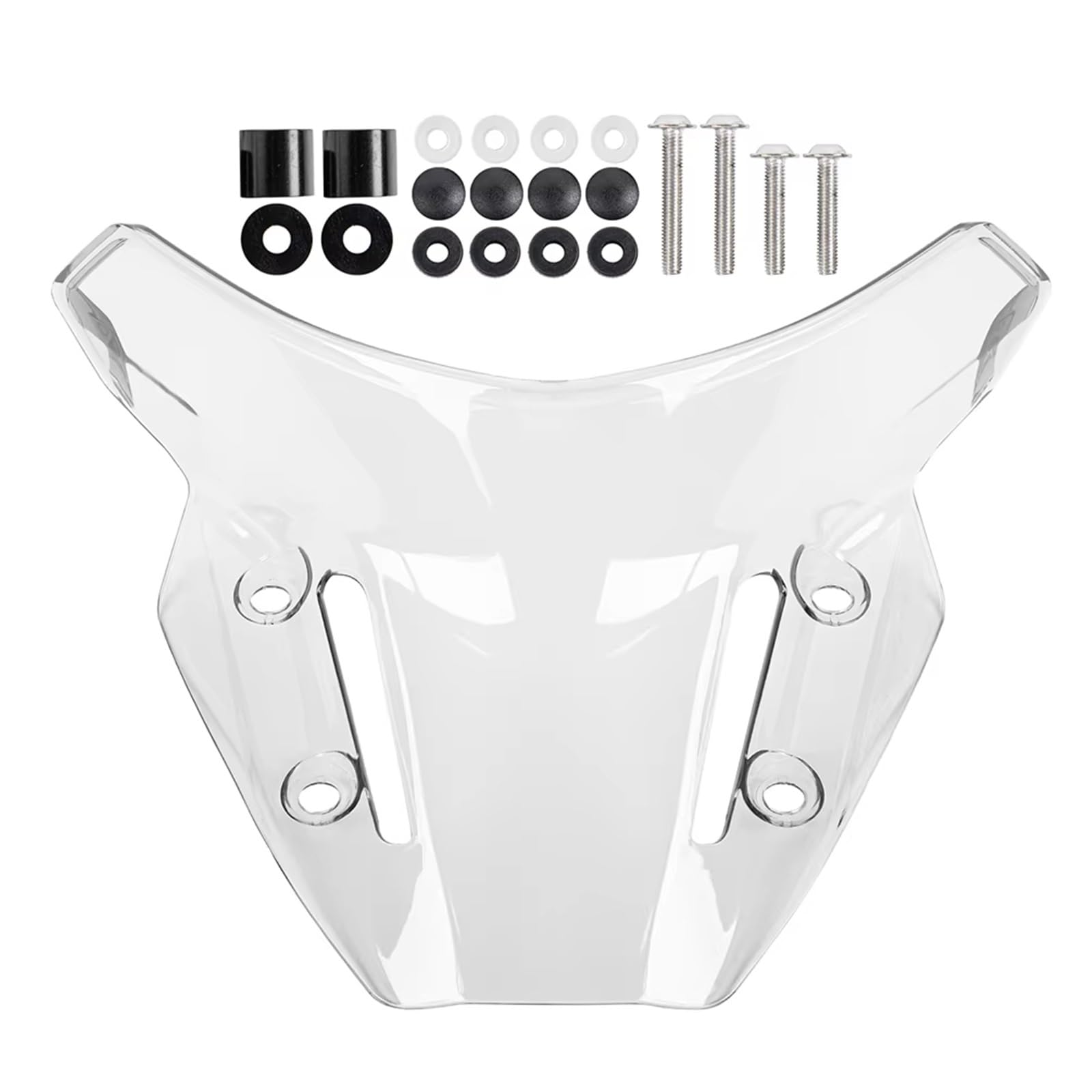 TGFQOLB Windschutzscheibe Für MT09 2021 2022 2023 Motorrad Frontscheibe Wind Zubehör Windschutzscheibe Windschutz Air Deflektor Teile Schallwand Spoiler(Clear) von TGFQOLB