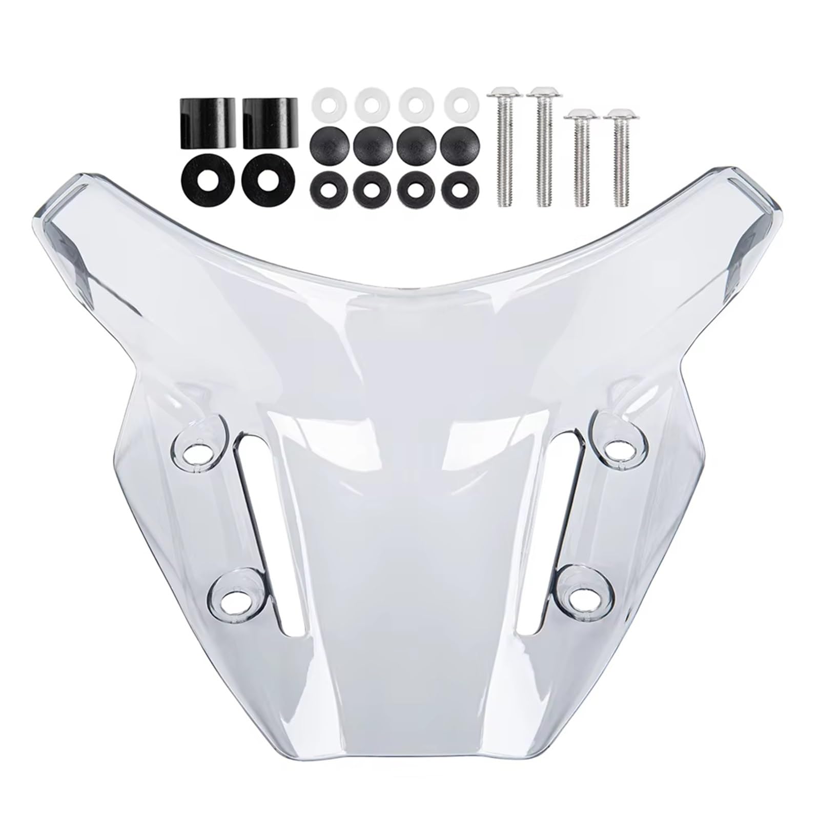 TGFQOLB Windschutzscheibe Für MT09 2021 2022 2023 Motorrad Frontscheibe Wind Zubehör Windschutzscheibe Windschutz Air Deflektor Teile Schallwand Spoiler(Light Smoke) von TGFQOLB
