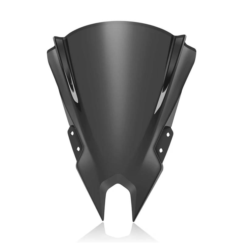 TGFQOLB Windschutzscheibe Für NINJA500 SE 2024 Motorrad Zubehör Frontscheibe Double Bubble Windschutz Verkleidung Deflektor Teile Schallwand(Black) von TGFQOLB