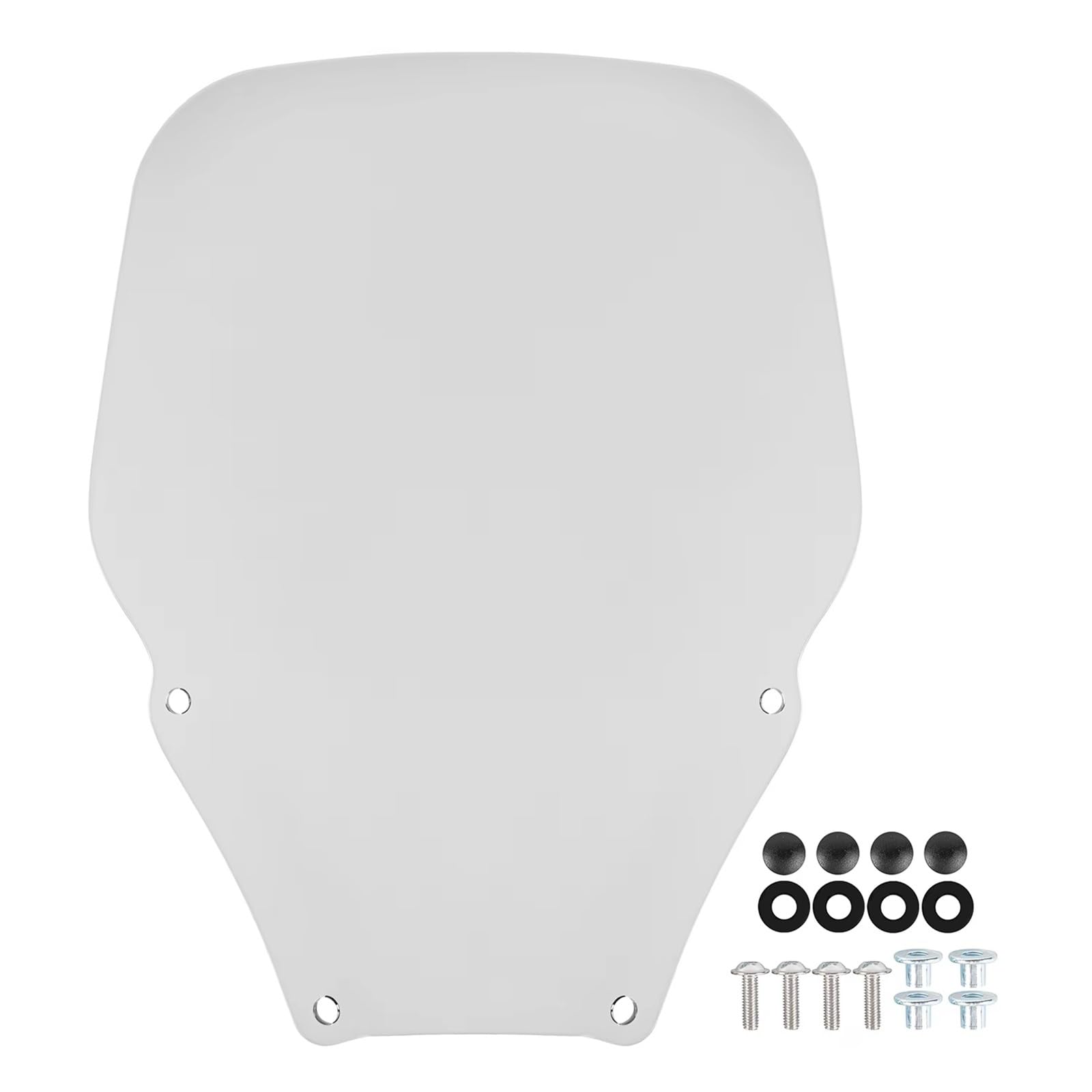 TGFQOLB Windschutzscheibe Für NSS 350 2021 2022 2023 Motorrad Windschutz Windschutz Luftstrom Deflektoren Frontscheibe Wind Fliegengitter Teile(Clear) von TGFQOLB