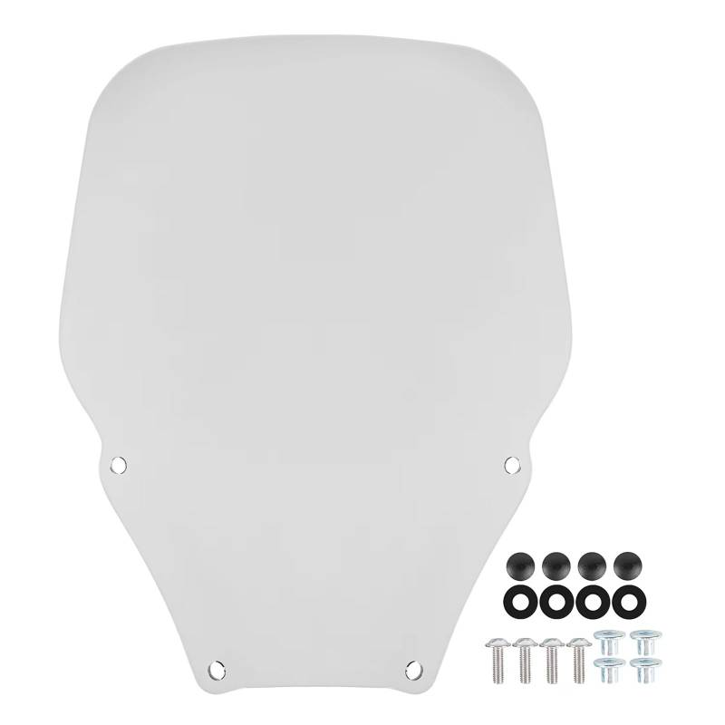 TGFQOLB Windschutzscheibe Für NSS 350 2021 2022 2023 Motorrad Windschutz Windschutz Luftstrom Deflektoren Frontscheibe Wind Fliegengitter Teile(Clear) von TGFQOLB
