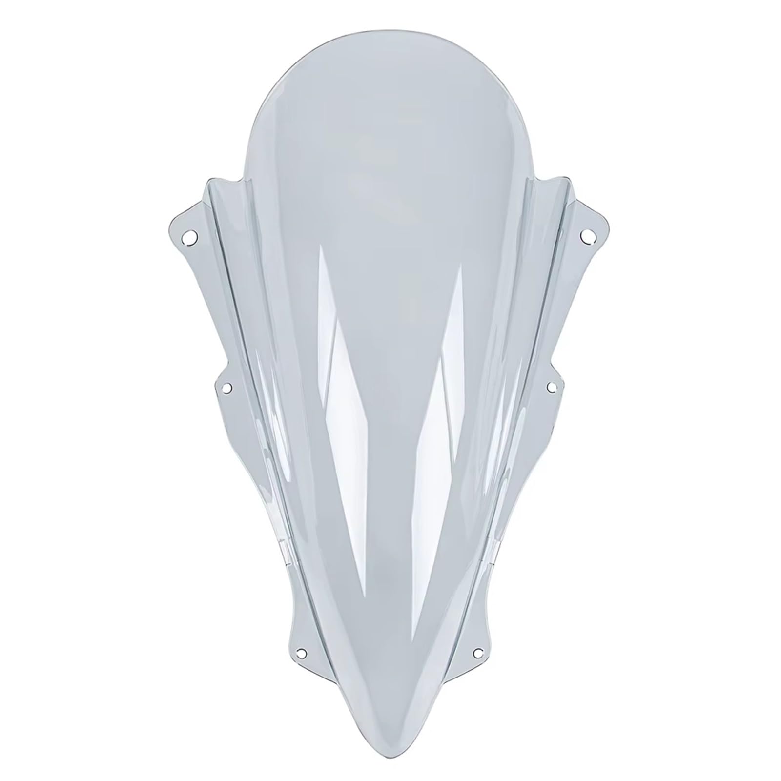 TGFQOLB Windschutzscheibe Für Ninja Für ZX4R Für ZX4RR Motorrad Windschutzscheibe Windschutz Deflektor Windschutzscheibe Protector Front Verkleidung Bildschirm Gugel Spoiler(Light Smoke) von TGFQOLB