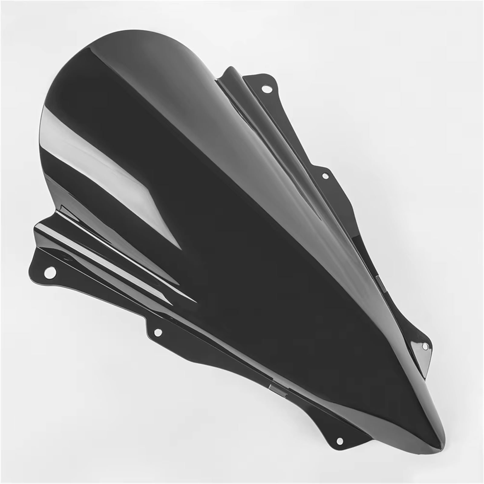 TGFQOLB Windschutzscheibe Für Ninja Für ZX4R Für ZX4RR Motorrad Windschutzscheibe Windschutz Deflektor Windschutzscheibe Protector Front Verkleidung Bildschirm Gugel Spoiler(Smoke) von TGFQOLB