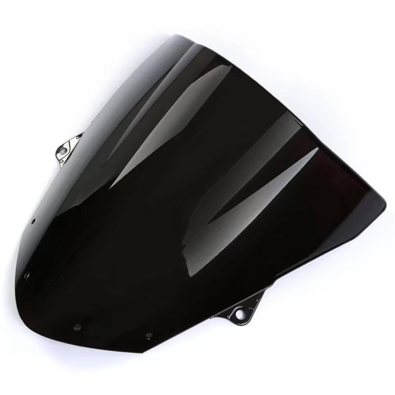 TGFQOLB Windschutzscheibe Für Ninja Für ZX6R 2009-2023 Für ZX10R 2008-2010 Motorrad Double Bubble Windschutzscheibe Windschutz Bildschirm Spoiler Luftstrom Viser Deflektoren von TGFQOLB