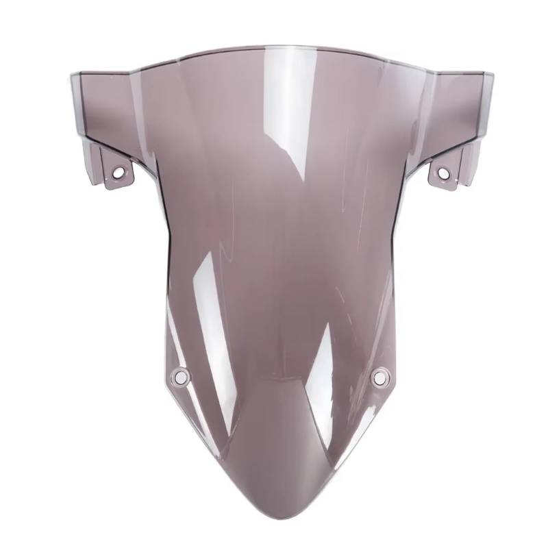 TGFQOLB Windschutzscheibe Für S1000RR 2019 2020 2021 Frontscheibe Windabweiser Schutz Double Bubble Windschutzscheibe Motorradzubehör Frontverkleidung Bildschirm Gugel(Gray) von TGFQOLB
