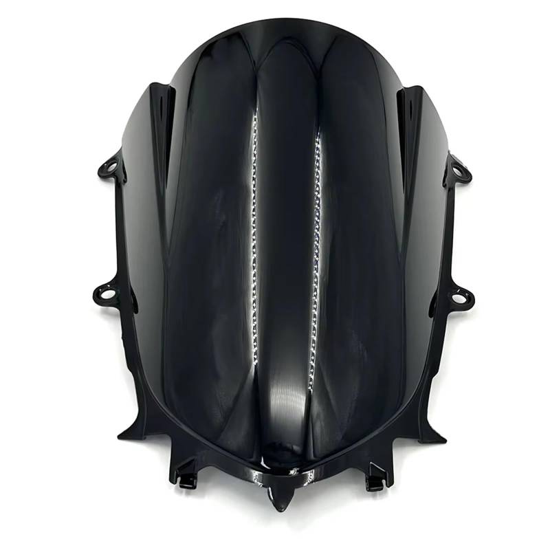TGFQOLB Windschutzscheibe Für YZFR7 2022 2023 2024 Windschutzscheibe Windschutzwinddeschreiber -Spoiler Motorrad Doppelblasenspoiler Windschirm Vorderseite Abkehre(Black) von TGFQOLB